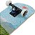 Skate Semi Profissional Paisagem Mar Azul + Kit Proteção Vermelho - Bel - Imagem 4