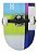 Skate Semi Profissional Colorido Rosa Verde Azul + Kit Proteção Vermelho - Bel - Imagem 4