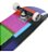 Skate Semi Profissional Colorido Rosa Verde Azul + Kit Proteção Vermelho - Bel - Imagem 3