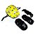 Skate Iniciante Radical Fogo + Kit Proteção C/ Capacete Amarelo - Bel - Imagem 2
