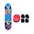 Kit Skate Infantil Com Capacete Par de Joelheira Par de Cotoveleira Bolsa de Transporte - Imagem 4