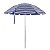 Guarda-Sol Fps 100 Em Alumínio 1,80M Pvc 70% Com Poliéster 30% (Bagum) Grande Azul Escuro Com Branco - Mor - Imagem 1