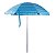 Guarda-Sol Fps 100 Em Alumínio 1,80M Pvc 70% Com Poliéster 30% (Bagum) Grande Azul Claro Com Branco - Mor - Imagem 1