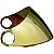 Viseira De Pvc Dourada Blade - Vm Vision - Imagem 1