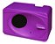 Mini Caixinha Portátil Sem Fio Bluetooth Sd A10 Speaker Usb Roxo - Bomber - Imagem 1