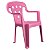 Cadeirinha Infantil Rosa De Plástico - Mor - Imagem 1