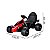 Mini Kart Elétrico Infantil 6V Suporta 25kg Velocidade Máxima 5km/h Preto Bivolt - Importway - Imagem 2