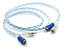 Kit 6X Cabo Rca Azul E Prata Para Som Automotivo - Tech One - Imagem 4