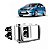 Kit Central Multimídia Universal Automotivo Com Bluetooth Dvd + Moldura P/ Aparelho De Som/Dvd 2Din Ap667 - First Option - Imagem 3