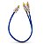 Kit Cabos Rca P/ Som Automotivo 5 Cabos 1 Metro + 2 Cabos Y - Tech One - Imagem 3