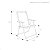 Kit 2x Cadeiras de Praia Alta Alumínio Sannet Azul - Mor - Imagem 3