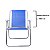 Kit 2x Cadeiras de Praia Alta Alumínio Sannet Azul - Mor - Imagem 4