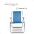 Kit 2x Cadeiras de Praia Alta Alumínio Sannet Azul - Mor - Imagem 6