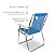 Kit 2x Cadeiras de Praia Alta Alumínio Sannet Azul - Mor - Imagem 5