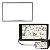 Kit Central Multimidia 2 Din Mp5 + Moldura Painel Dvd 2 Din - Expex - Imagem 1