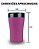 Copo Térmico Tulip Rosa 500ml Isolamento a Vácuo E Emborrachado Anti-Ruído - Arell - Imagem 5
