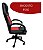 Cadeira Gamer Ergonômica Giratória Executiva Vermelha/Preta - Importway - Imagem 7