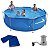 Kit Piscina Estruturada 5200 Litros Válvula Drenagem + Filtro + Lona Plástica 4X4 - Importway - Imagem 1