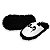 Pantufa Chinelo Panda Preto E Branco - Importway - Imagem 2