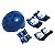 Kit De Proteção Radical C/ Capacete Premium Azul - Bel - Imagem 1