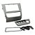 Moldura P/ Aparelho De Som/Dvd Cinza Gol/Saveiro/Voyage G6 Gol/Saveiro/Voyage G6 Ap639 - Expex - Imagem 2