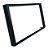 Moldura P/ Aparelho De Som/Dvd 2 Din Preto  Black Piano Fit 04/12 - City Dx 09/12 Ap641 - Expex - Imagem 1