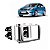 Moldura P/ Aparelho De Som/Dvd 2Din Focus Hatch/Sedan 09/13 Ap667 - Expex - Imagem 1