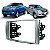 Moldura P/ Aparelho De Som/Dvd 2Din Hilux/Srv 12/... Ap669 - Expex - Imagem 1