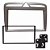 Moldura P/ Aparelho De Som/Dvd 2Din Cinza Peugeot 308/408 Ap690 - Expex - Imagem 3