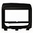 Moldura P/ Aparelho De Som/Dvd 2Din Preta Palioweek./Adv./Att./Trek 12/ Strada Adv./Trek./Work. 12/. Siena El 12 Ap699 - Expex - Imagem 2