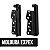 Moldura P/ Aparelho De Som/Dvd 2 Din Black Piano Ap910 - Expex - Imagem 2