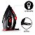Ferro De Passar Roupa A Vapor E A Seco Base Antiaderente De Cerâmica Preto Af 1605 New - Amvox - Imagem 5