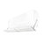 Defletor Para Ar Condicionado Nacional 60X110Cm Em Nylon Branco Diversos Modelos Ar Condicionado Split Universal Com Regulagem - Casa Attract - Imagem 1