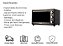 Forno Elétrico De Bancada 45 Litros Multifunção Timer Alarme Afr 4500 Preto 220V - Amvox - Imagem 2
