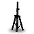 Suporte Pedestal Tripé Caixa Som Acústica Audio Ativa Passiva Profissional Ajustável Amvox Tp001 - Amvox - Imagem 1