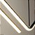 Lustre Pendente Em Led Luz Branca 30W Moderno De Led 2 Riscos 1Mt Corpo Preto 30W Luz Branca - Lustre Led - Imagem 9
