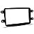 Moldura 2 Din Painel Duster, Sandero, Logan, Oroch, Captur E Kwid 2011 A 2022 Preto - Fiamon - Imagem 4