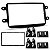 Moldura 2 Din Painel Duster, Sandero, Logan, Oroch, Captur E Kwid 2011 A 2022 Preto - Fiamon - Imagem 5