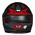 Capacete Moto Pro Tork Fechado R8 Pro Fundo Preto E Grafismos Vermelho Com Viseira Fumê - Pro Tork - Imagem 4