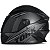 Capacete Moto Pro Tork Fechado R8 Pro Fundo Preto E Grafismos Prata Com Viseira Fumê - Pro Tork - Imagem 1