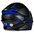 Capacete Moto Fechado R8 Pro Tork Lançamento Azul Viseira Fumê Tamanhos 56 58 60 - Imagem 5