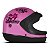 Capacete Moto Pro Tork Fechado Sport Moto For Girls Rosa Com Viseira - Pro Tork - Imagem 3