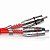 Cabo RCA Stetsom Blindado 1 Metro 4mm Duplo Vermelho Plug Prata - Stetsom - Imagem 6