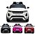 Carrinho Elétrico Land Rover Evoque Infantil 12V Com Controle Remoto Faróis de Led Som Usb Mp3 Carro Diversas Cores BW128 Importway - Imagem 1