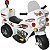 Mini Moto Elétrica Policial Infantil Com Sirene - Importway - Imagem 2