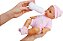 Boneca Infantil Fax Xixi De Verdade Mamadeira Fralda Certidão De Nascimento - Importway - Imagem 5