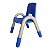 Cadeira Plastico 38 X 41 X 56Cm Azul Bw086Az - Imagem 1