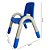 Cadeira Plastico 38 X 41 X 56Cm Azul Bw086Az - Imagem 2