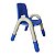 Cadeira Plastico 38 X 41 X 56Cm Azul Bw086Az - Imagem 3