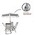 Conjunto Monaco 4 Cad. Al. Txt+Mesa+G.Sol - Imagem 3